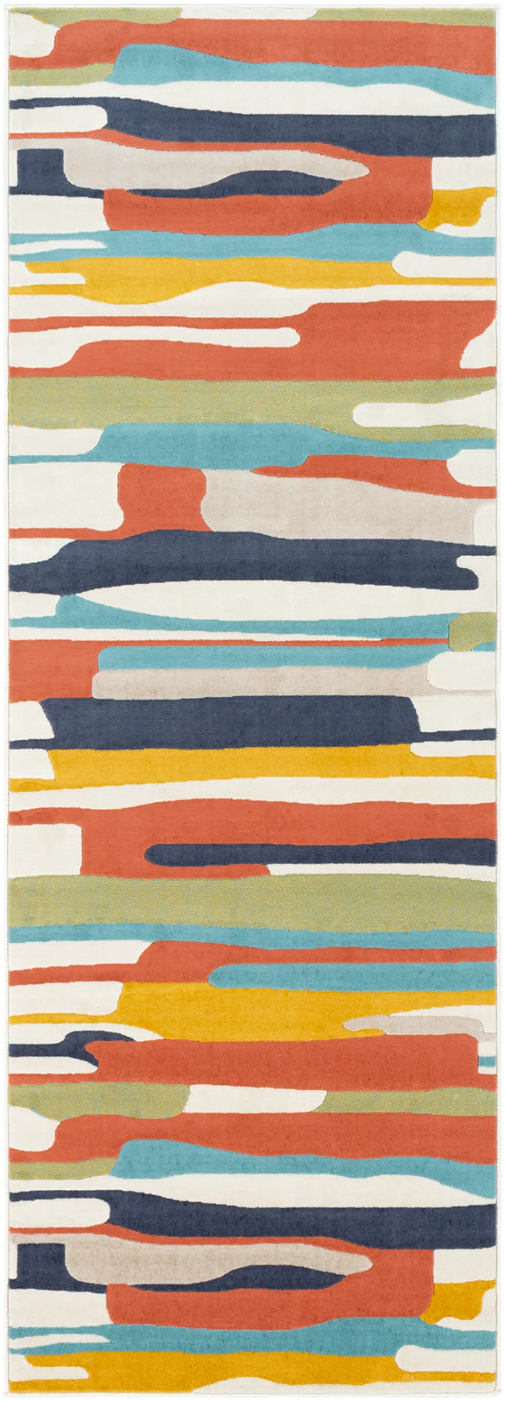 Anais Scandi Modern Coral Rug - Image 4