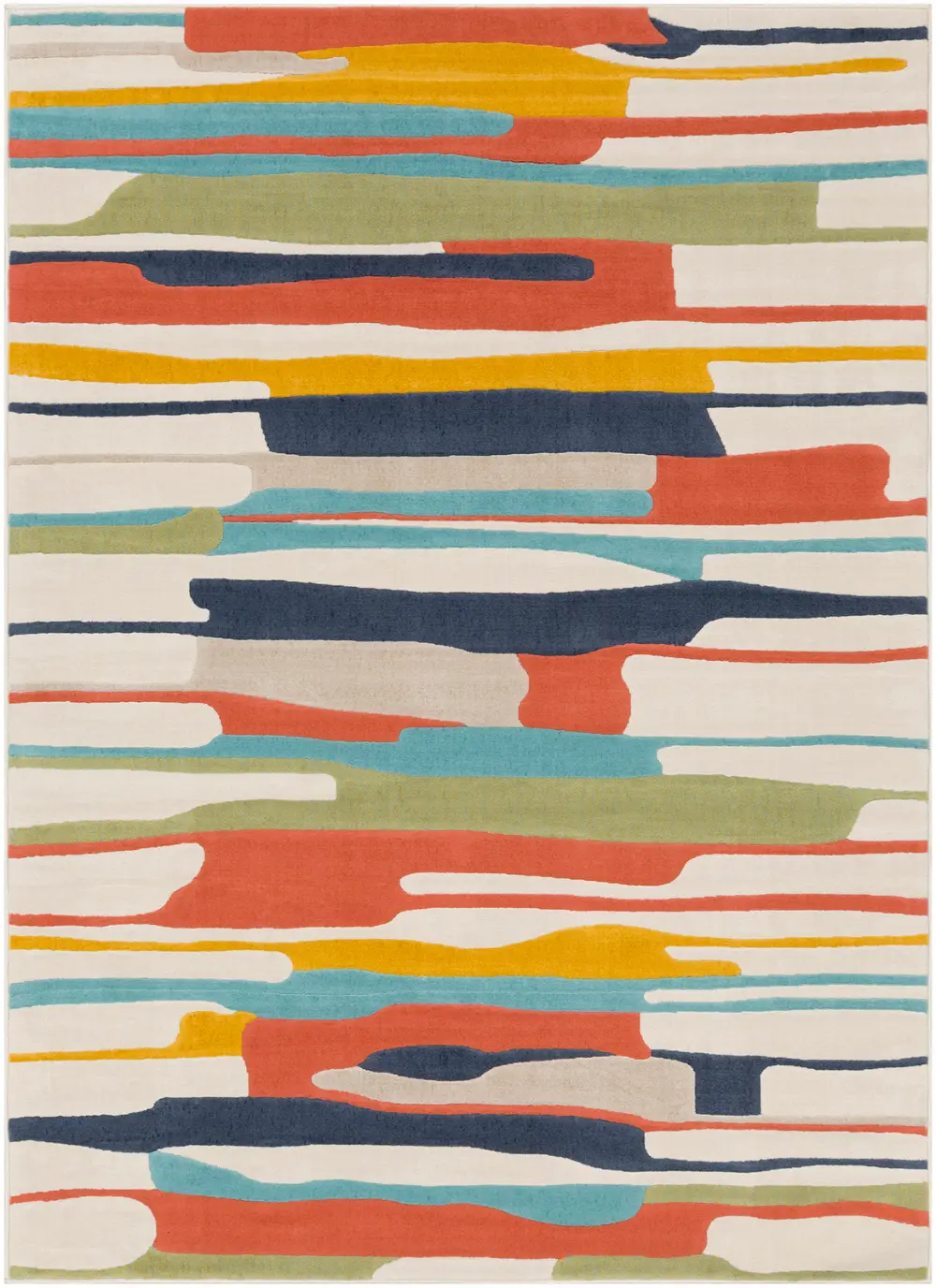 Anais Scandi Modern Coral Rug - Image 5