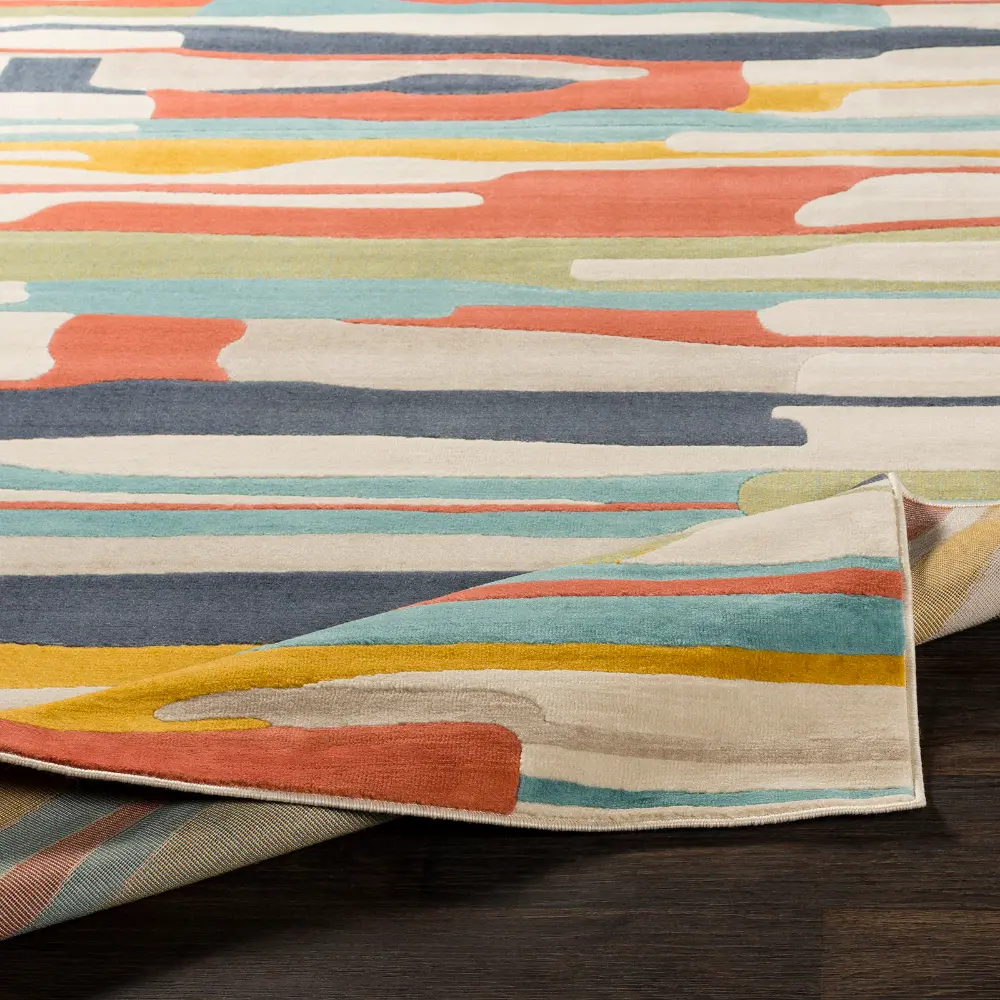 Anais Scandi Modern Coral Rug - Image 7