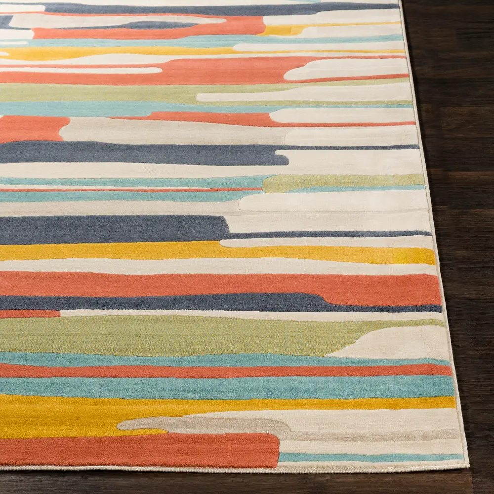 Anais Scandi Modern Coral Rug - Image 8