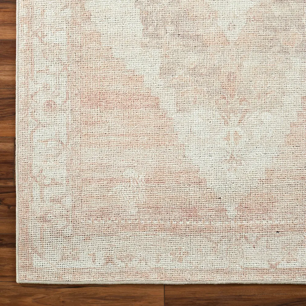 Luca Becki Owens X Livabliss Vintage Oriental Boho Blush/Cream Rug - Image 3