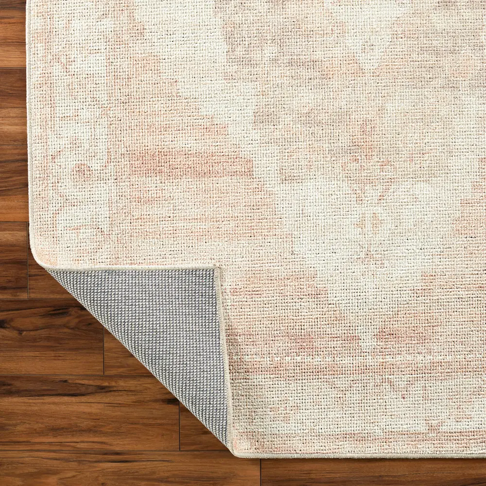 Luca Becki Owens X Livabliss Vintage Oriental Boho Blush/Cream Rug - Image 4