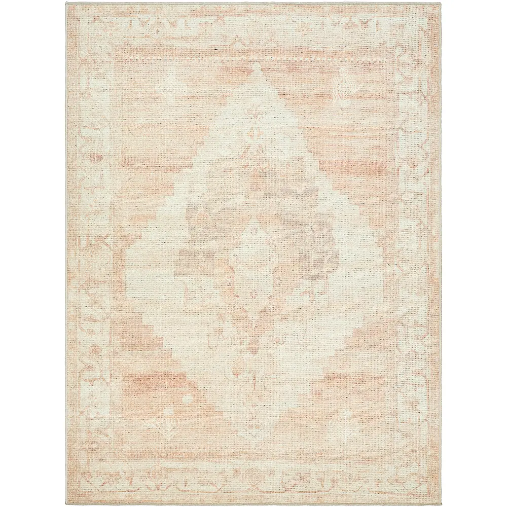 Luca Becki Owens X Livabliss Vintage Oriental Boho Blush/Cream Rug - Image 5