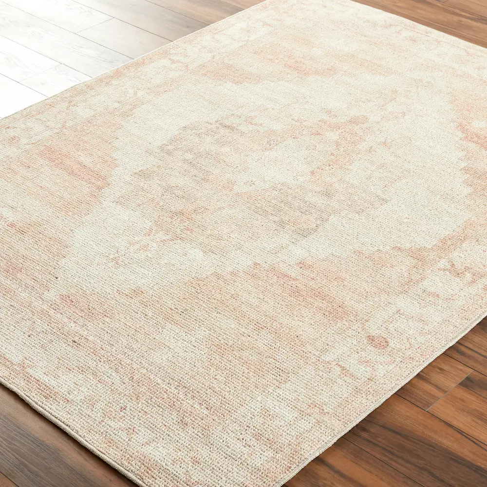 Luca Becki Owens X Livabliss Vintage Oriental Boho Blush/Cream Rug - Image 6