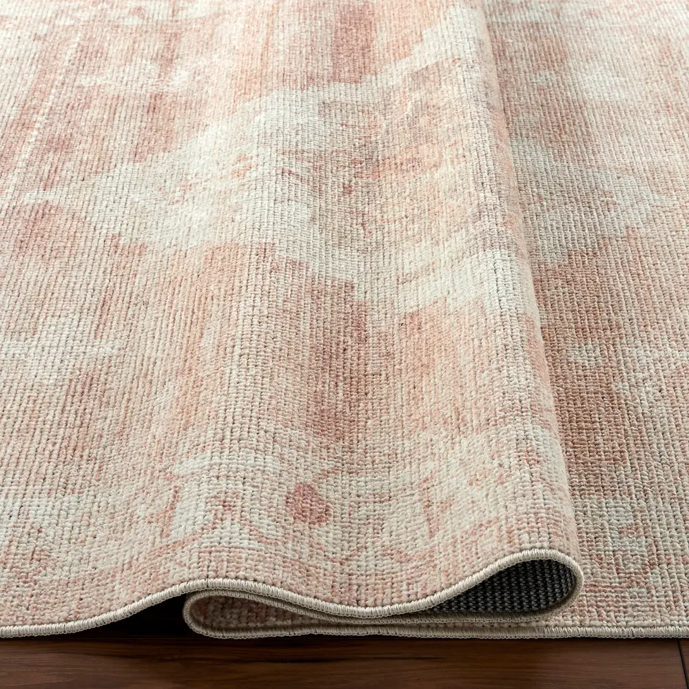Luca Becki Owens X Livabliss Vintage Oriental Boho Blush/Cream Rug - Image 7