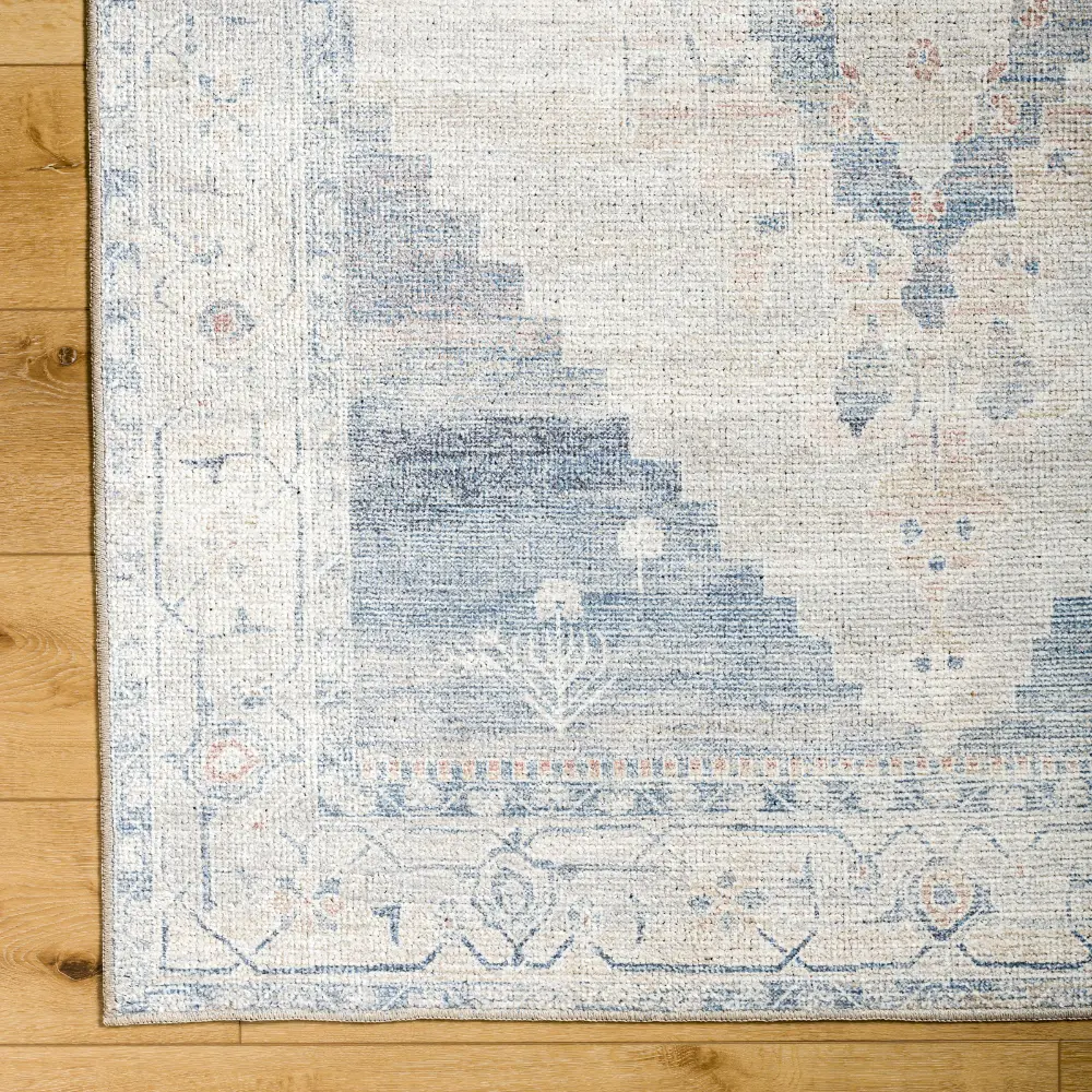 Luca Becki Owens X Livabliss Vintage Oriental Boho Denim/Navy Rug - Image 3