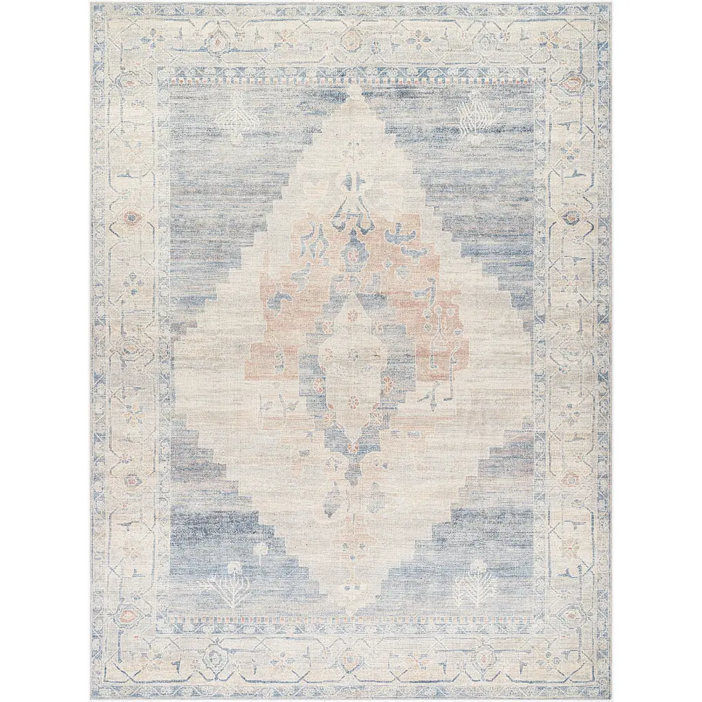Luca Becki Owens X Livabliss Vintage Oriental Boho Denim/Navy Rug - Image 5