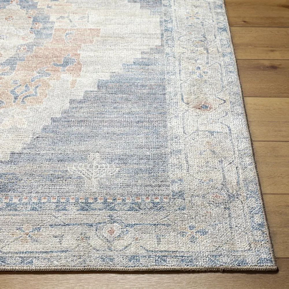 Luca Becki Owens X Livabliss Vintage Oriental Boho Denim/Navy Rug - Image 8