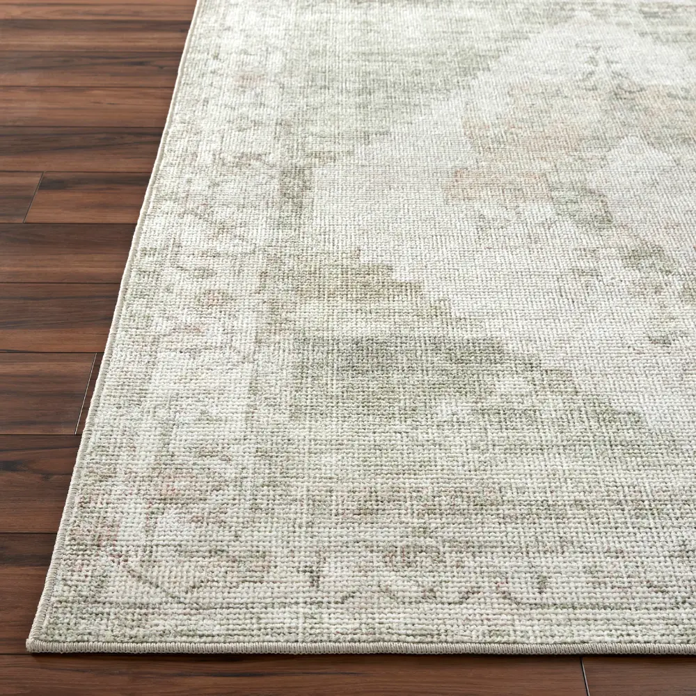Luca Becki Owens X Livabliss Vintage Oriental Boho Sage Green Rug - Image 3