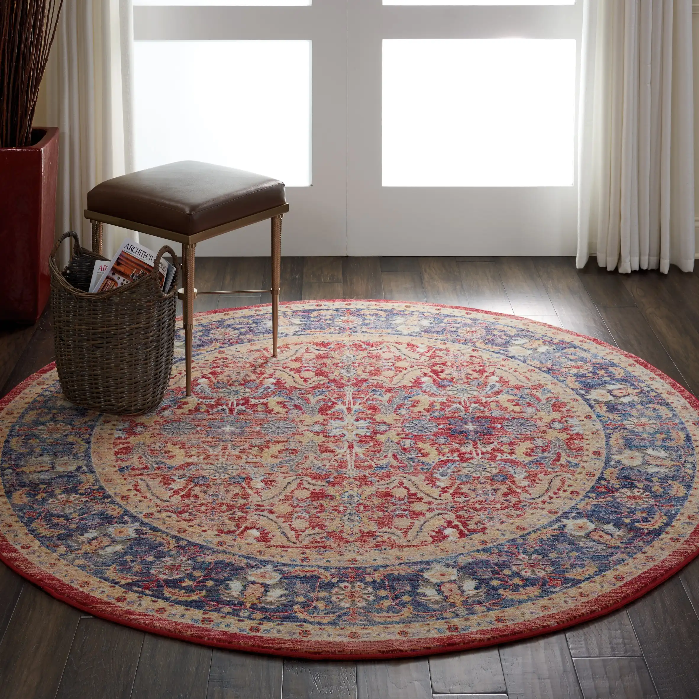 ANKARA GLOBAL ANR02 Red Rug - Image 6