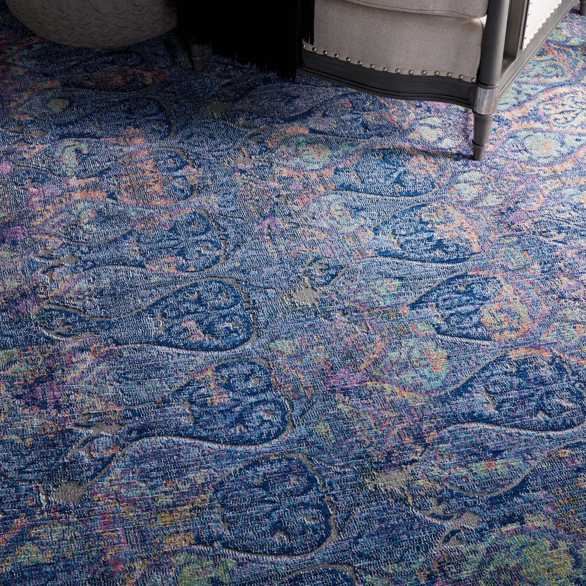 ANKARA GLOBAL ANR08 Navy Multi Rug - Image 3