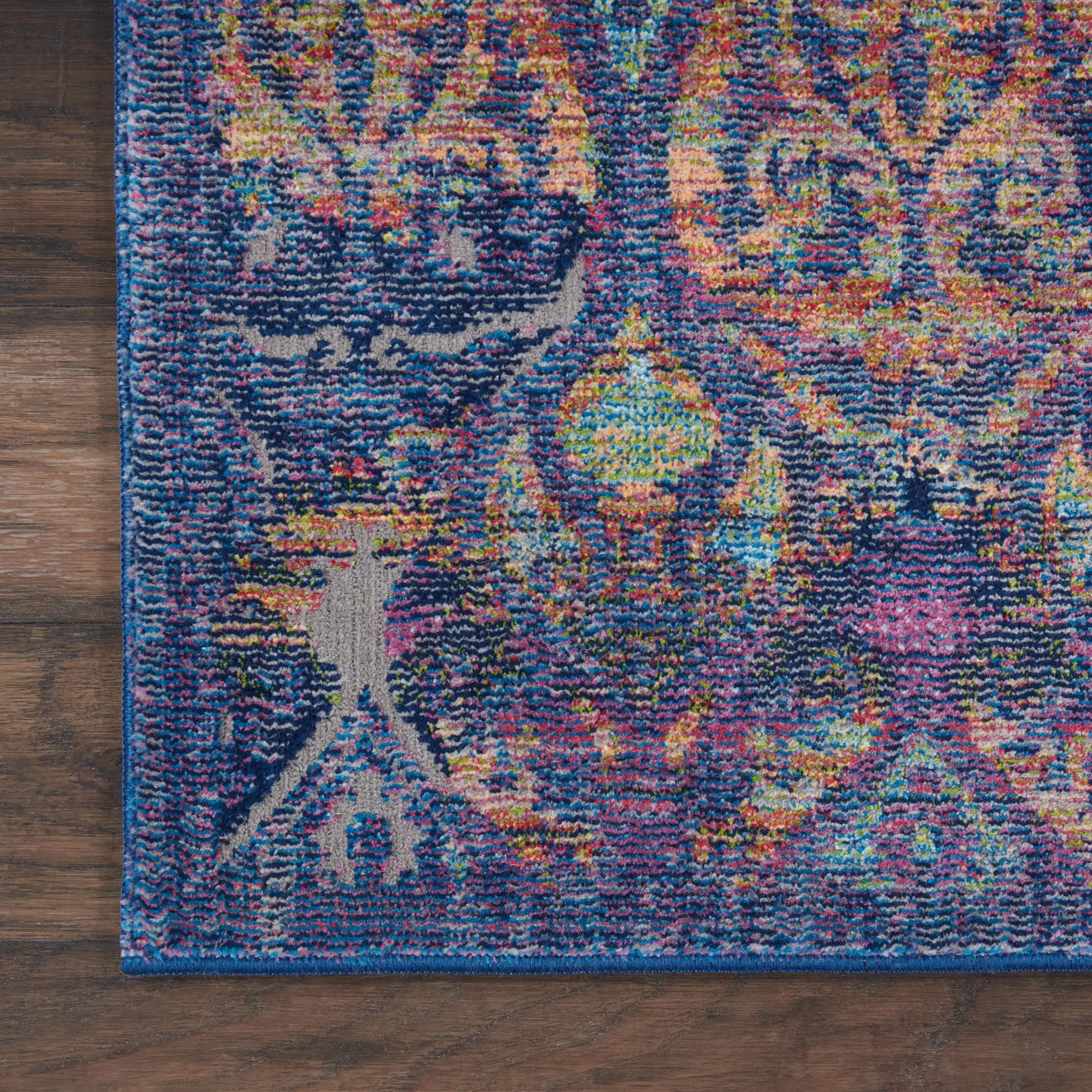ANKARA GLOBAL ANR08 Navy Multi Rug - Image 4