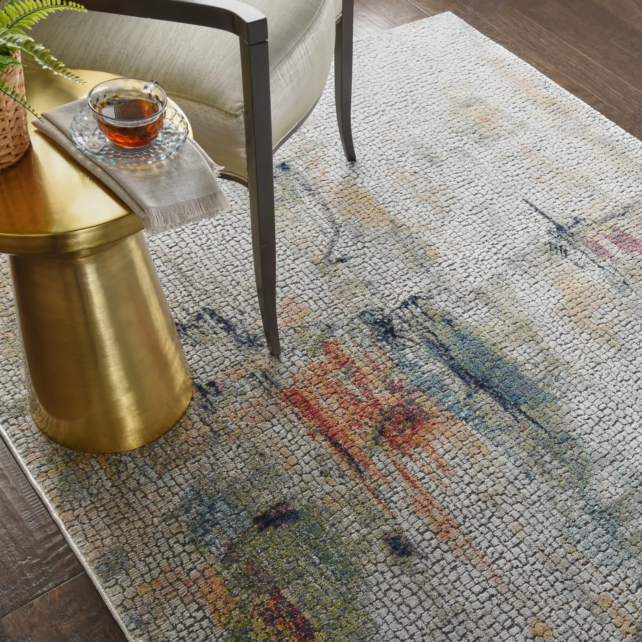 ANKARA GLOBAL ANR09 Ivory Mutli Rug - Image 3