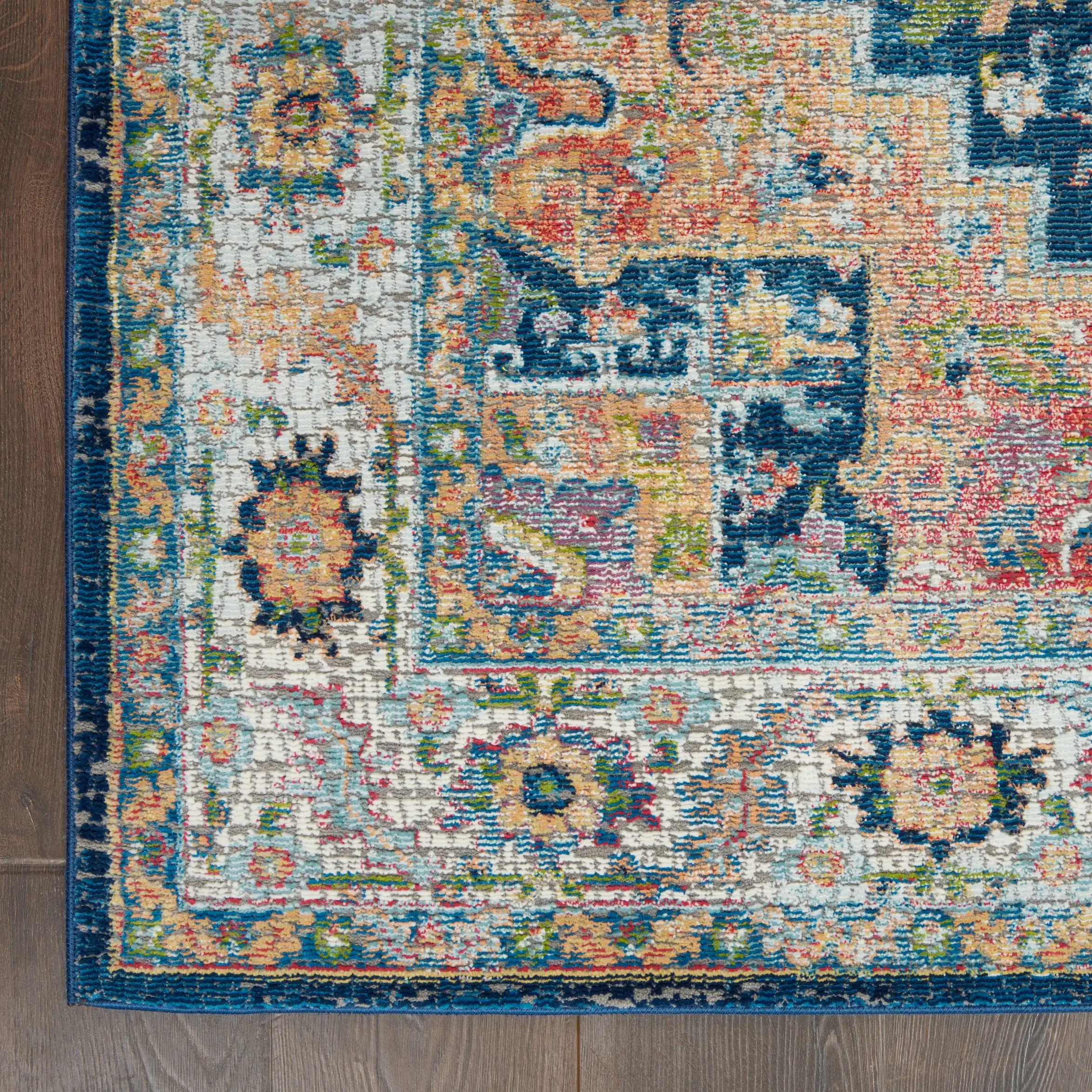 ANKARA GLOBAL ANR11 Blue Multi Rug - Image 3