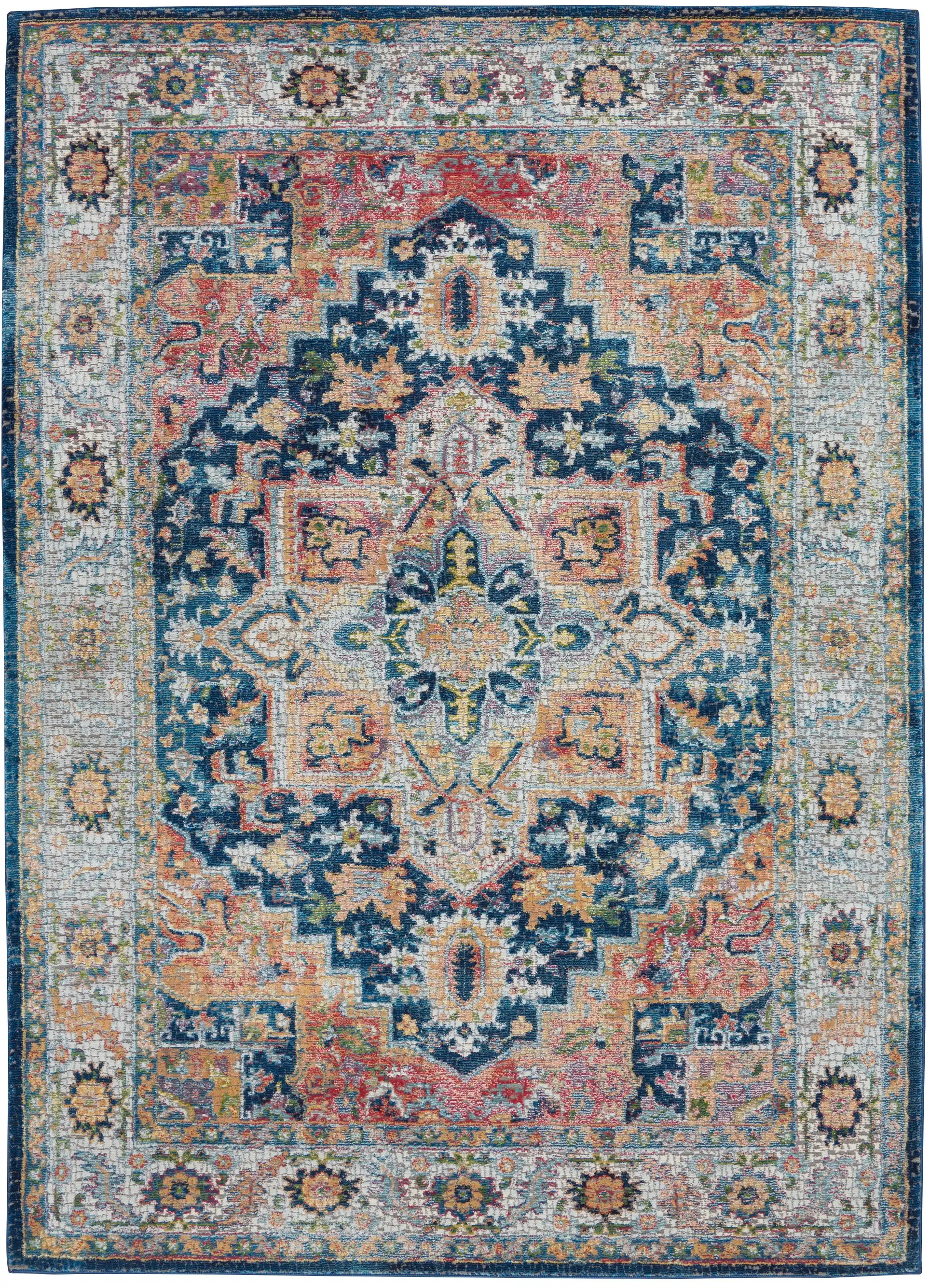 ANKARA GLOBAL ANR11 Blue Multi Rug - Image 5