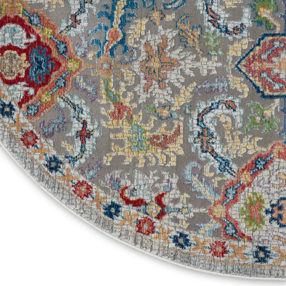 ANKARA GLOBAL ANR12 Grey Multi Rug - Image 10