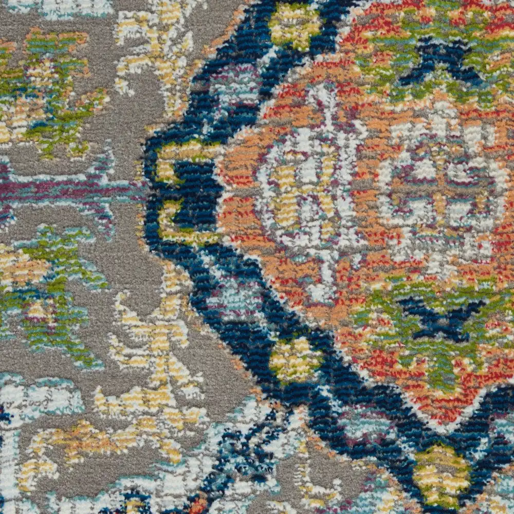 ANKARA GLOBAL ANR12 Grey Multi Rug - Image 3
