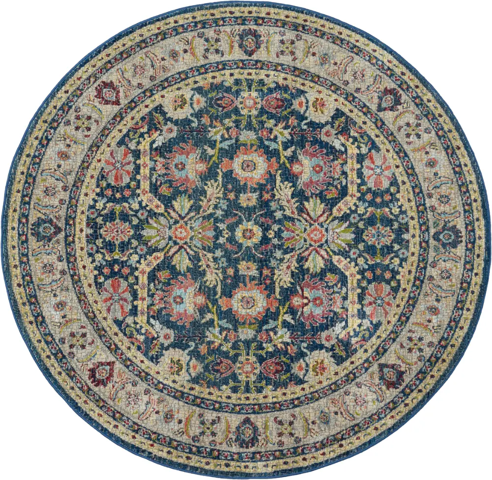 ANKARA GLOBAL ANR13 Navy Multi Rug - Image 11