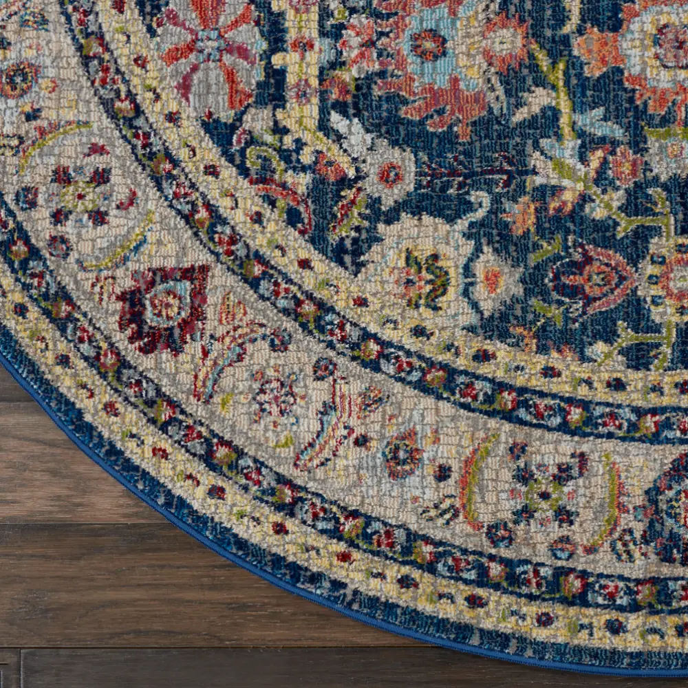 ANKARA GLOBAL ANR13 Navy Multi Rug - Image 8