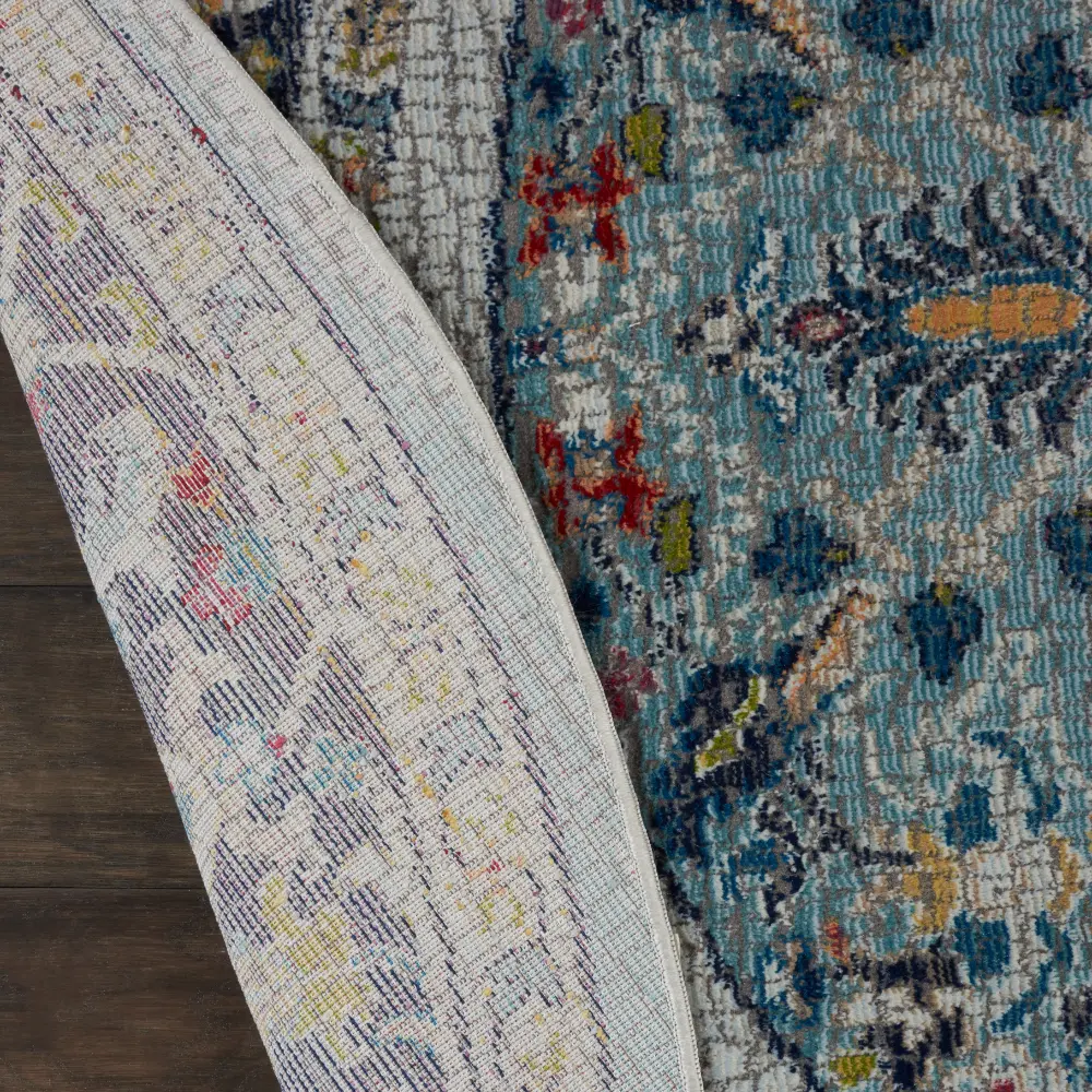 ANKARA GLOBAL ANR14 Teal Multi Rug - Image 9