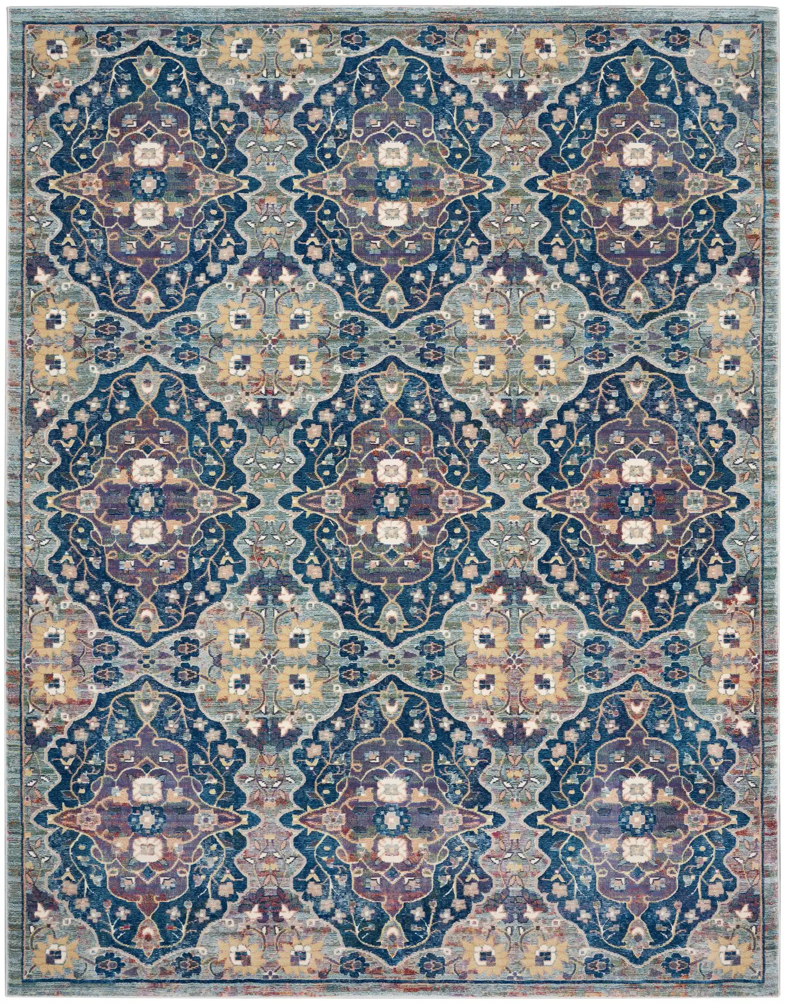 ANKARA GLOBAL ANR16 Navy Multi Rug - Image 2