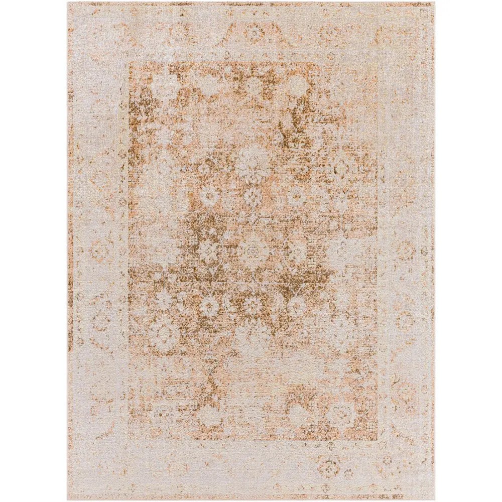 Anseline Machine Washable Oriental Boho Rust Rug - Image 5