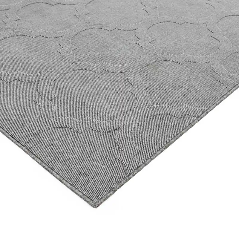 Antibes AN01 Grey Trellis Rug - Image 5