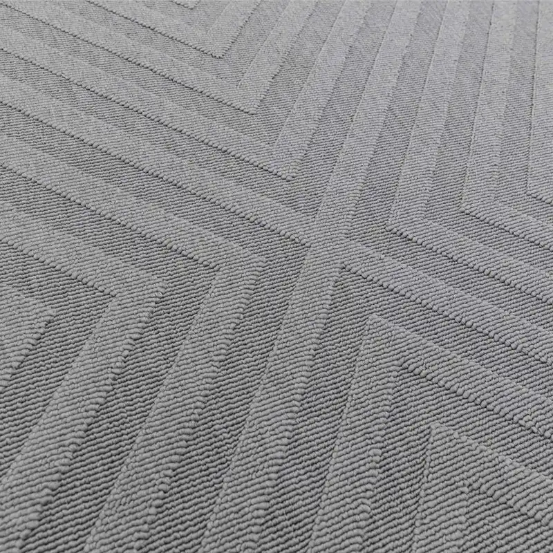 Antibes AN07 Light Grey Arrow Rug - Image 2
