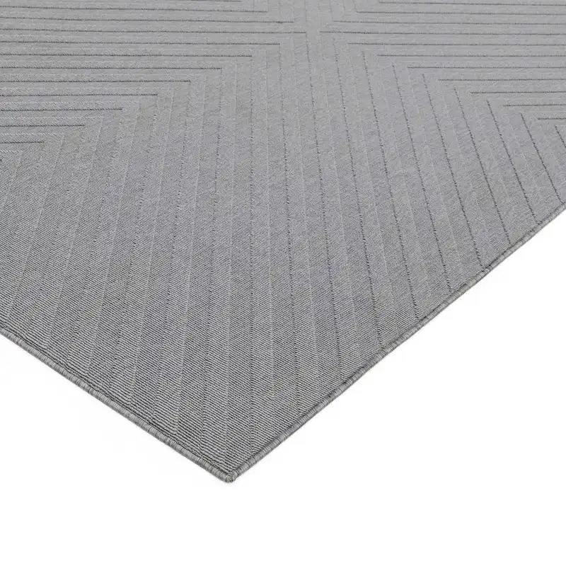 Antibes AN07 Light Grey Arrow Rug - Image 4