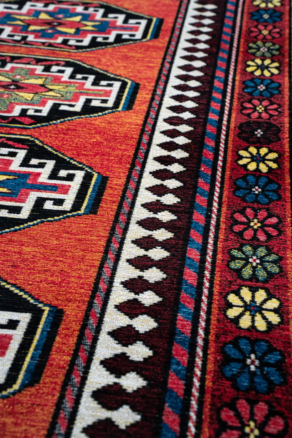 Antiquarian Antalia Red Mix 9844Washable Rug - Image 11