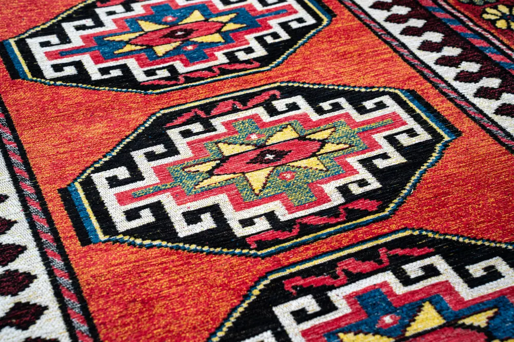 Antiquarian Antalia Red Mix 9844Washable Rug - Image 2