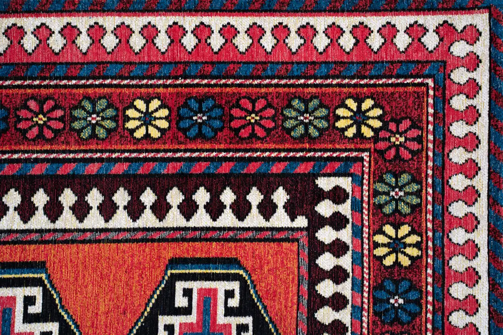 Antiquarian Antalia Red Mix 9844Washable Rug - Image 5