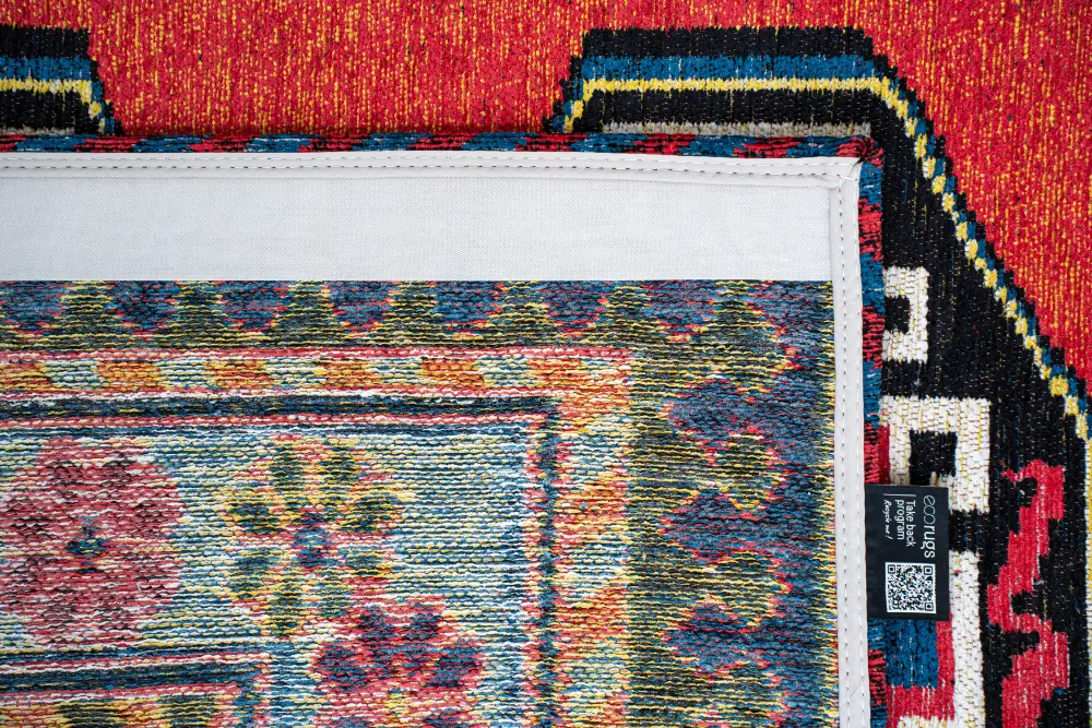 Antiquarian Antalia Red Mix 9844Washable Rug - Image 6