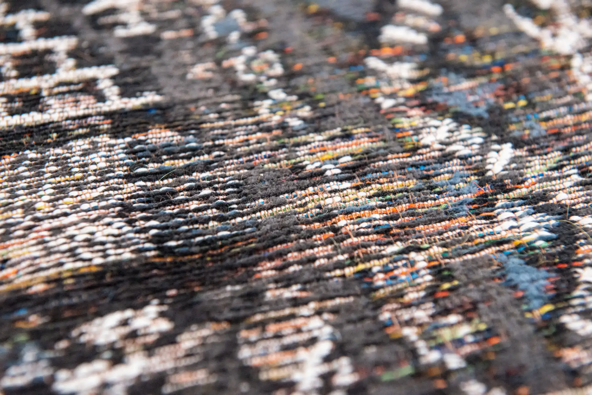 Antiquarian 9113 Black Rabat Washable Rug - Image 3