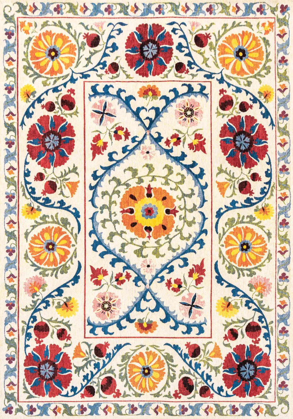 Antiquarian Suzani Origine 9728Washable Rug - Image 2
