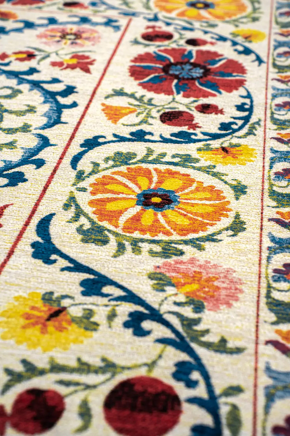 Antiquarian Suzani Origine 9728Washable Rug - Image 5