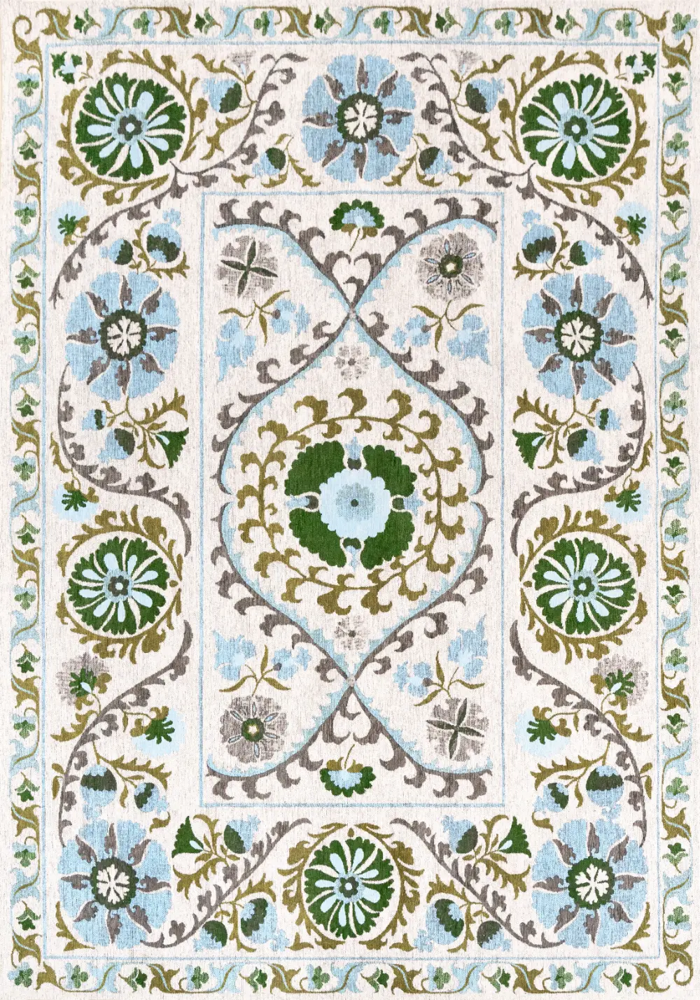 Antiquarian Suzani Slavia 9732Washable Rug - Image 11