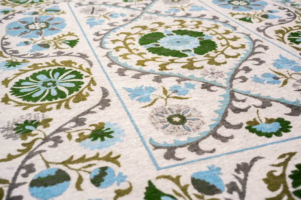 Antiquarian Suzani Slavia 9732Washable Rug - Image 4