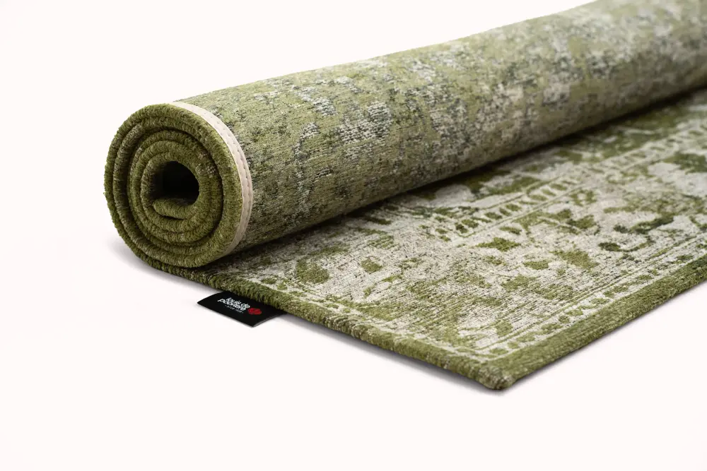 Antiquarian Tabriz Olive Wood 9645Washable Rug - Image 16