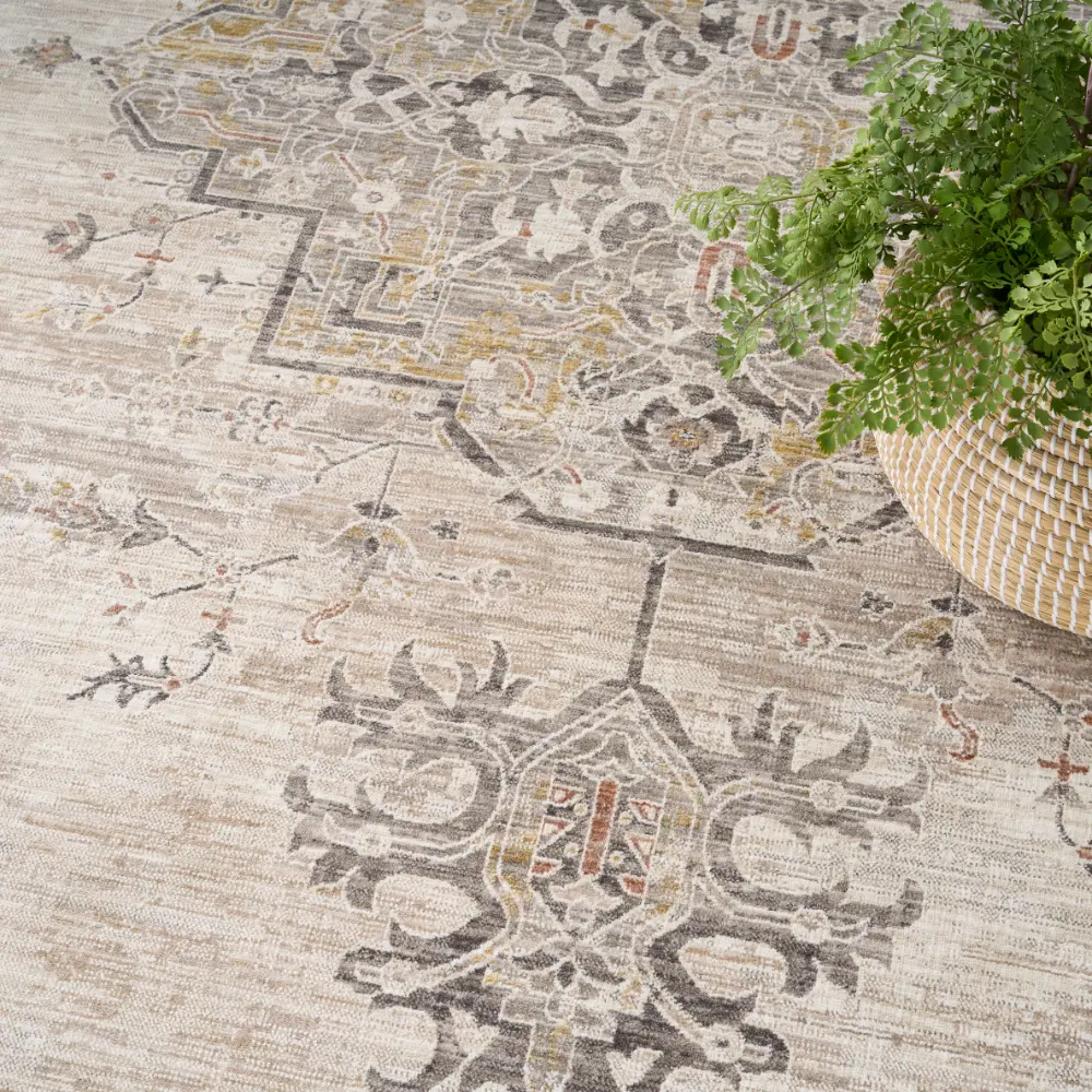ANTIQUE FUSION ANF01 Ivory Charcoal - Image 3