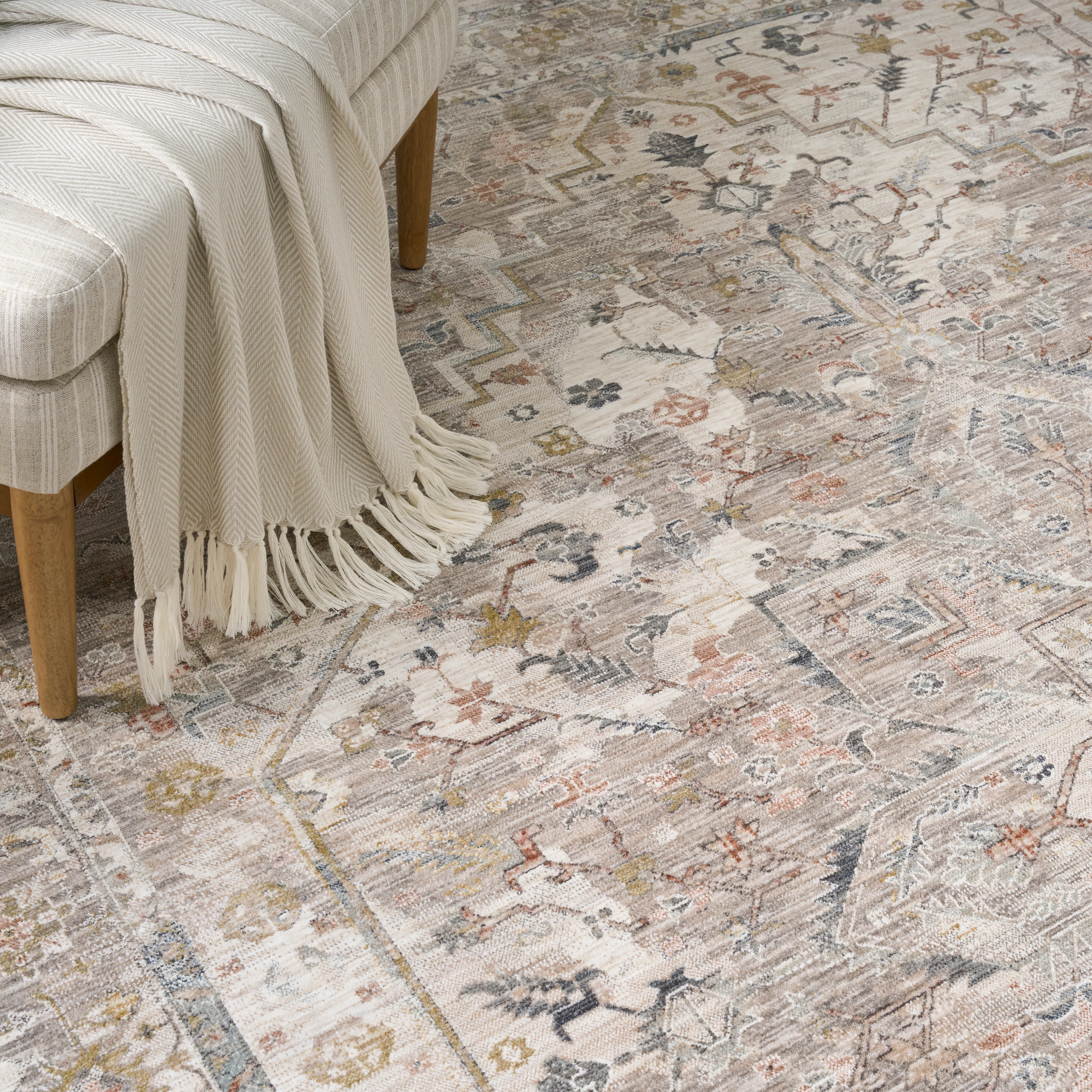 ANTIQUE FUSION ANF02 Ivory Multicolour - Image 6