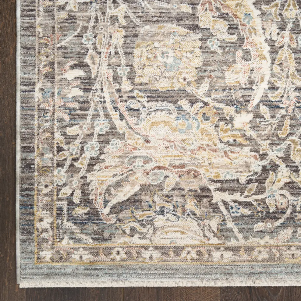 ANTIQUE FUSION ANF03 Charcoal Multicolour - Image 4