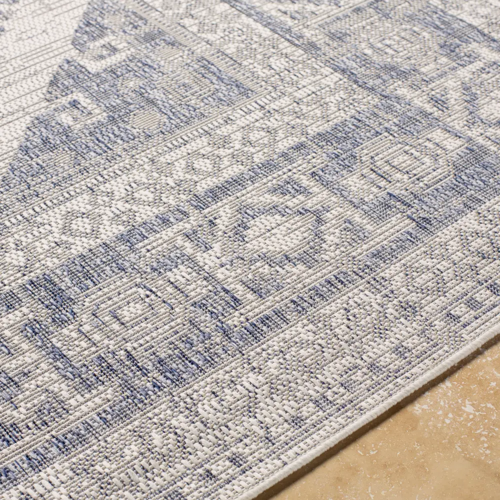 Anwara In- & Outdoor Global Navy Rug - Image 6