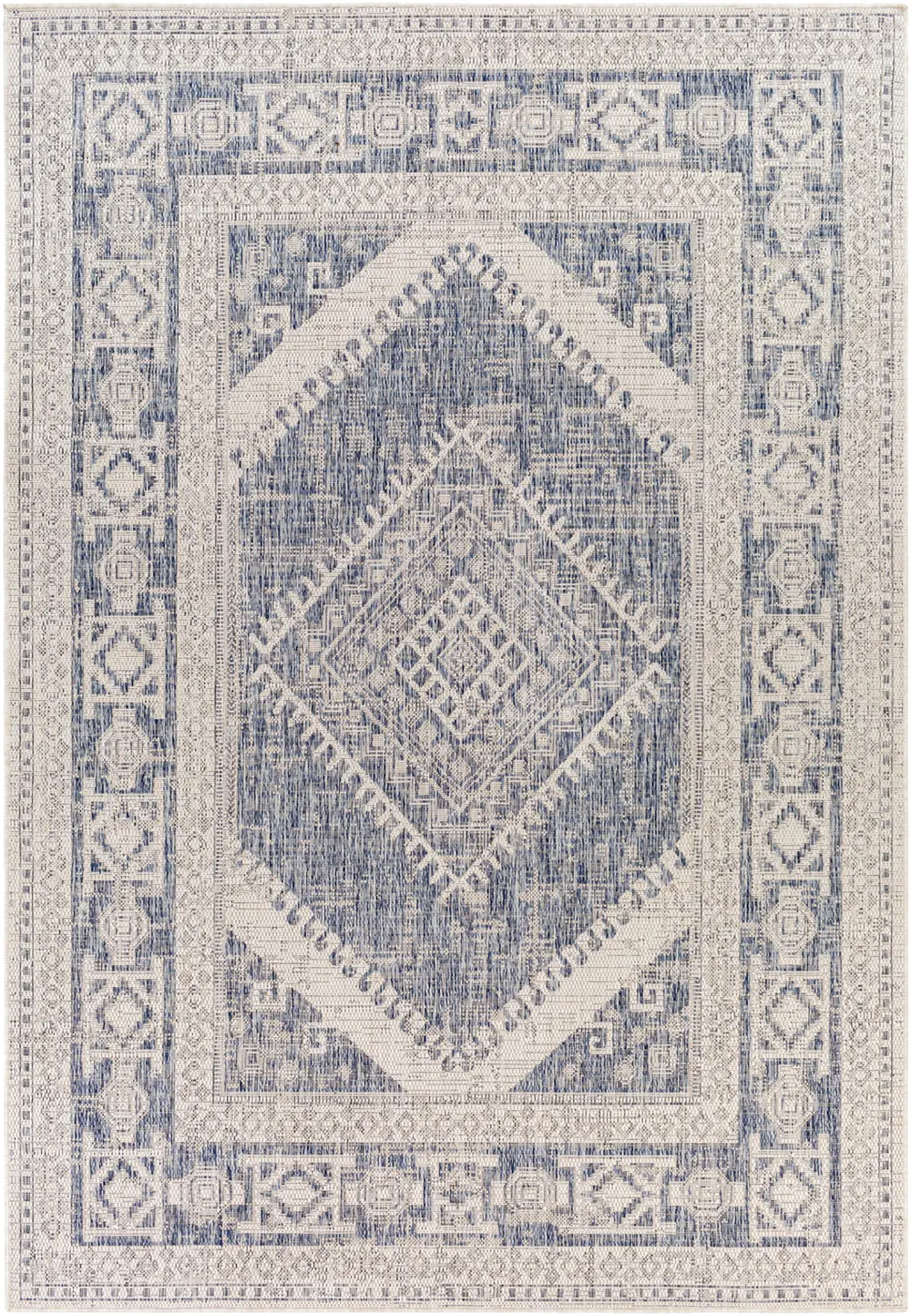 Anwara In- & Outdoor Global Navy Rug - Image 7