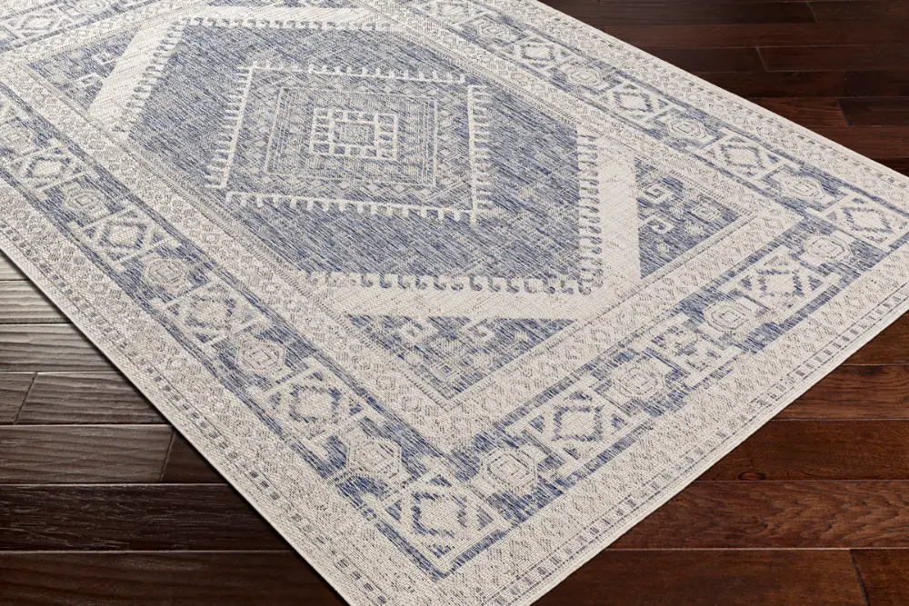 Anwara In- & Outdoor Global Navy Rug - Image 8