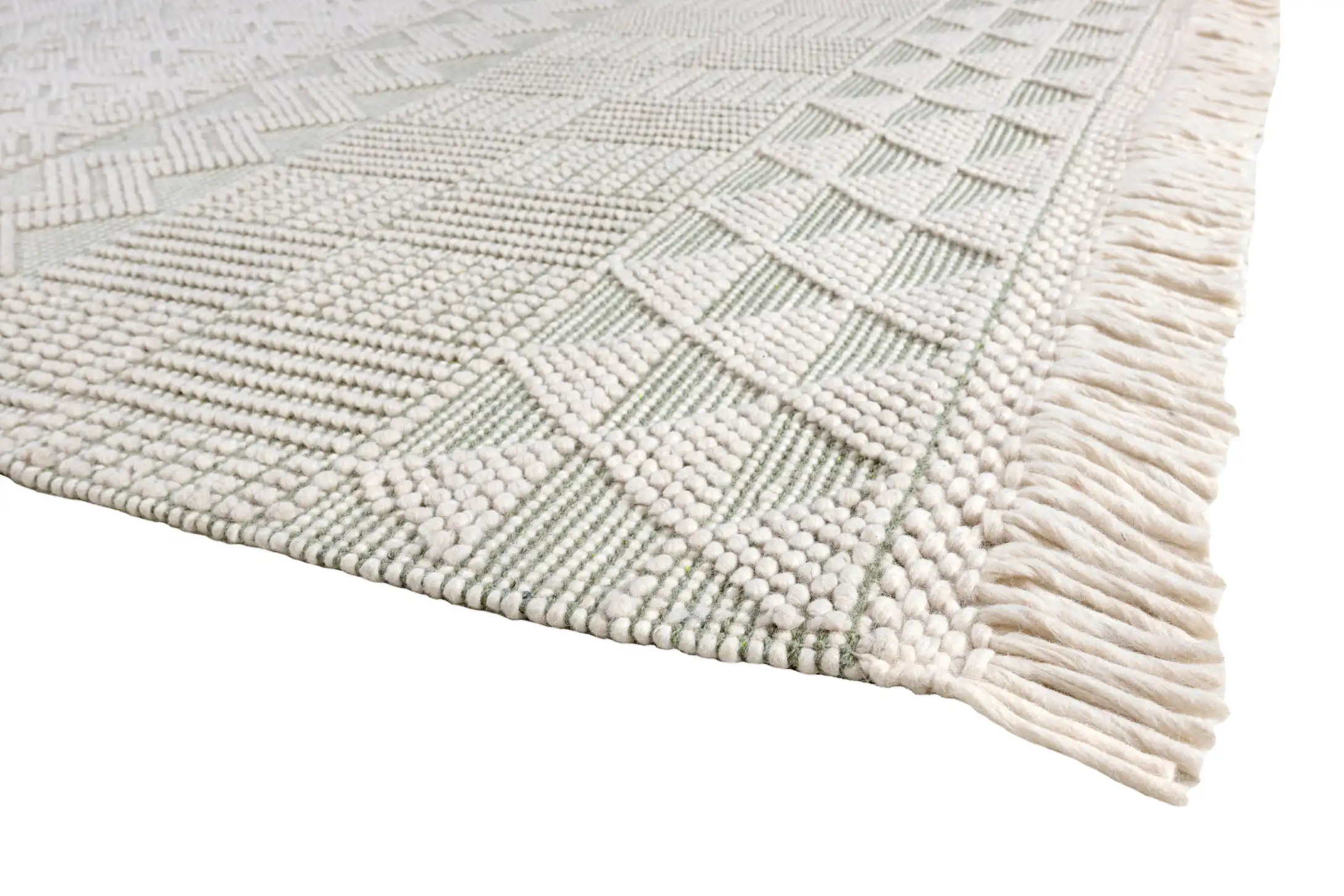 Anya ANYA01 Ivory Mint Rug - Image 4