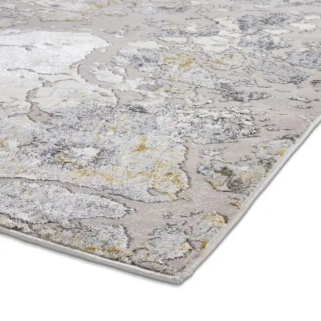 Apollo Think 2677 Grey Gold Rug - Image 5
