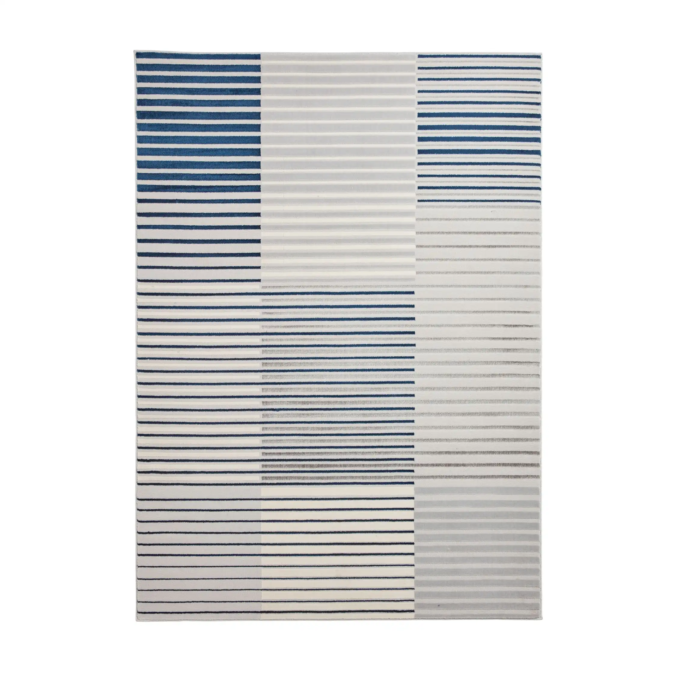 Apollo Think 2681 Grey Navy Rug - Image 2