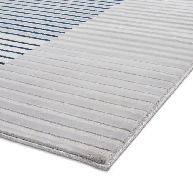 Apollo Think 2681 Grey Navy Rug - Image 5