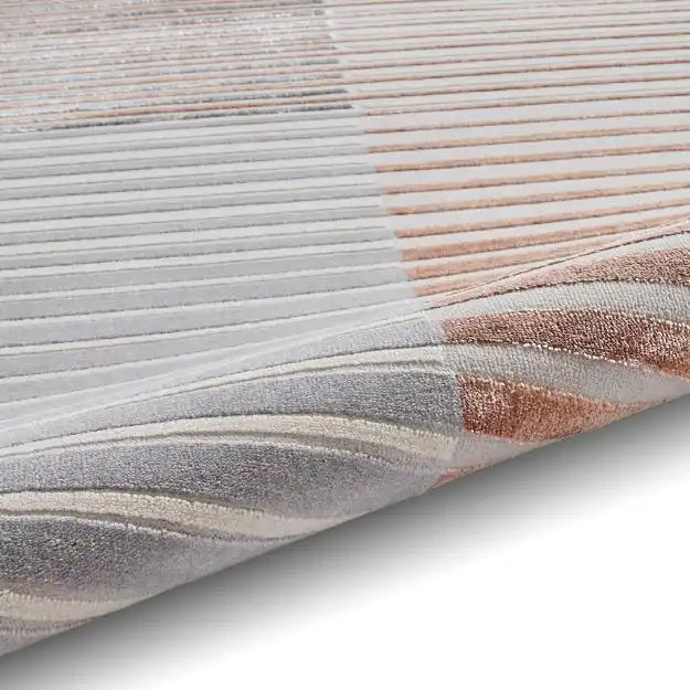 Apollo Think 2681 Grey Rose Rug - Image 4